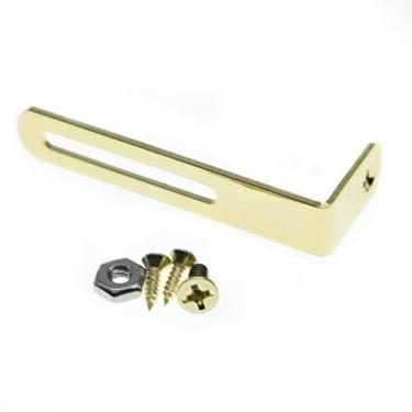 Imagem de KAISH Suporte de palheta de guitarra de aço inoxidável premium com parafusos de montagem de pickguard parafuso e porca para EUA Gibson Les Paul Gold