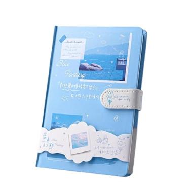 Imagem de Joucien Caderno portátil com fivela magnética grossa A5 para memória de exame de admissão de pós-graduação, fivela magnética para estudante, manual - ponte (A5/108 folhas)