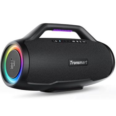 Imagem de Tronsmart Bang Max Portable Bluetooth Speaker, 130W Powerful Loud Speaker with Deep Bass, Party Sync, IPX6 Waterproof, 24H Playtime, Customized EQ & Light Show,Portable Speaker with Handle for Outdoor