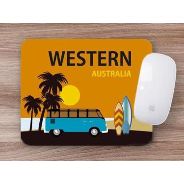 Imagem de Mouse Pad Emborrachado Personalizado Surf Surfista Praia - Deluzz, Wes