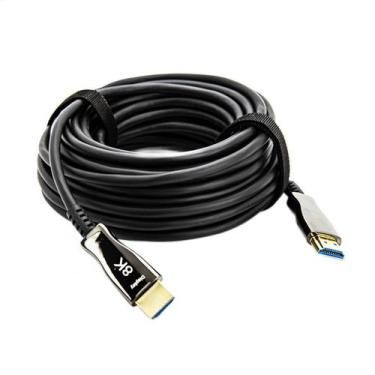 Imagem de Cabo Hdmi 2.1 8K Fibra Óptica 80 Metros - Cirilo Cabos