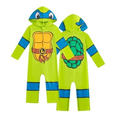 Imagem de Nickelodeon Teenage Mutant Ninja Turtles Leonardo Boys Hooded Coverall for Toddlers and Big Kids