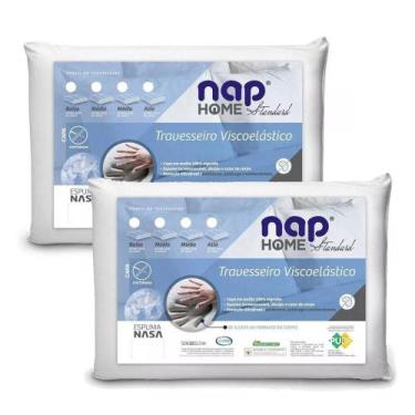Imagem de Kit Travesseiro de Viscoelástico Home Standard - 16cm NAP, 045x065