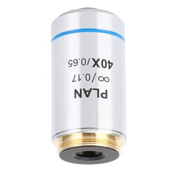 Imagem de Lente Objetiva Infinita de Baixa Ampliação de 40X Paralela Microscópio óptico Acromático Objetiva de Substituição de Objetiva de Microscópio Com Rosca RMS Padrão