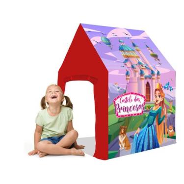 Imagem de Casinha Tenda Infantil Castelo Das Princesas Menina Criança Exclusivid