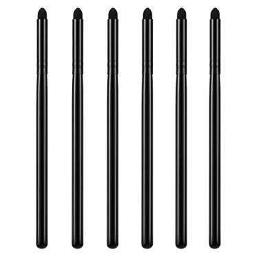 Imagem de SALOCY Esponja de pincel para manchas de delineador, 5 peças, aplicadores de sombra, pincel de mistura, lápis de olhos, pincel delineador, ferramentas de maquiagem Y