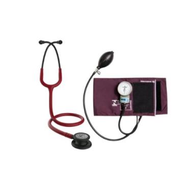 Imagem de Estetoscópio Littmann Classic lll + Esfigmomanômetro Pamed - Cores Var