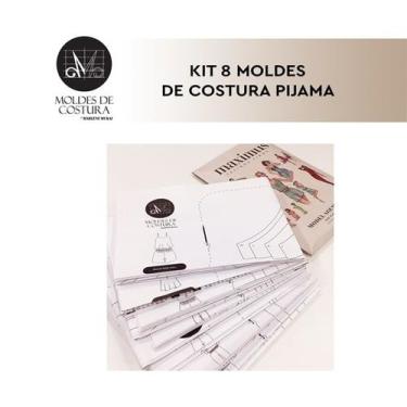 Imagem de Kit 8 moldes de costura pijama - Marlene Mukai - EDITORA CLUBE DA COST