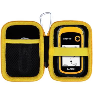 Imagem de Lebakort Capa rígida compatível com Garmin eTrex 10/20 / 20x / 30x / 22x / 32x / SE Worldwide Rugged Handheld GPS Navigator (capa preta + amarela)
