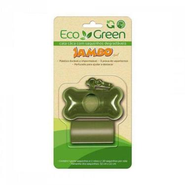 Imagem de Kit Porta Saquinhos Bio Eco Green 2 Rolas Verde Jambo