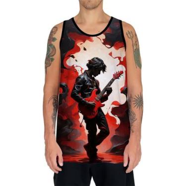 Imagem de Camiseta Regata Tshirt Animais Guitarrista Guitarra Música 4 - Enjoy S