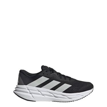Imagem de adidas Tênis masculino Adistar 3, Preto/branco/cinza, 9 Wide