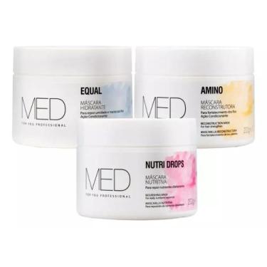 Imagem de Med For You Cronograma Capilar Kit Máscaras Hidratação, Nutrição e Rec