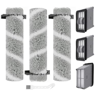 Imagem de Escova e filtro de substituição 3930F para aspirador Bissell CrossWave OmniForce Edge Cordless Multi-Surface Hard Floor Cleaner Wet Dry Vacuum, pacote com 7