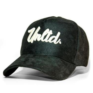 Imagem de Boné Preto Unissex Americano de Suede com Aba Curva - Mants Clothing-Unissex