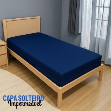 Imagem de Capa Colchao Solteiro Impermeavel Varias Medidas - Coloridas - Miranda