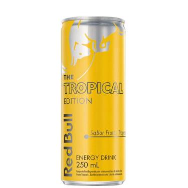 Imagem de Energético Red Bull Tropical 250Ml Pack Com 04 Latas