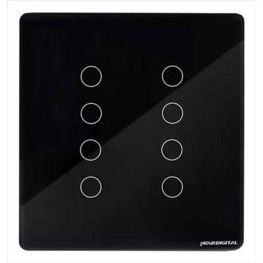 Imagem de Interruptor Touch Inteligente Zigbee Novadigital 8 Botões