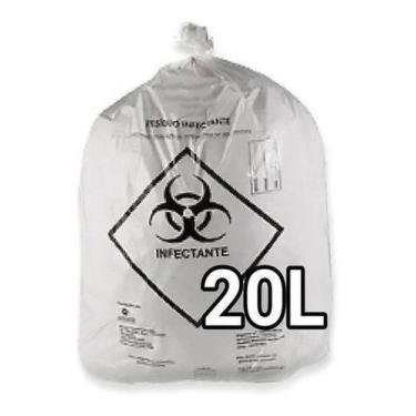 Imagem de Sacos De Lixo Infectante Hospitalar 20 Litros 100 Unidades - Higipack