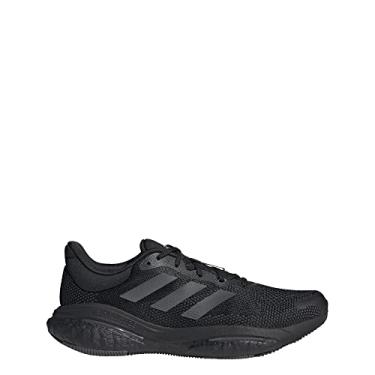 Imagem de adidas Solarglide 5 Sapatos Masculinos, Preto/Cinza/Carbono, 7.5