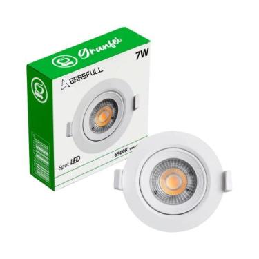 Imagem de Kit 10 Spot LED 7W Redondo ou Quadrado 3000K/6500K Lyor - 630 Lúmens, 