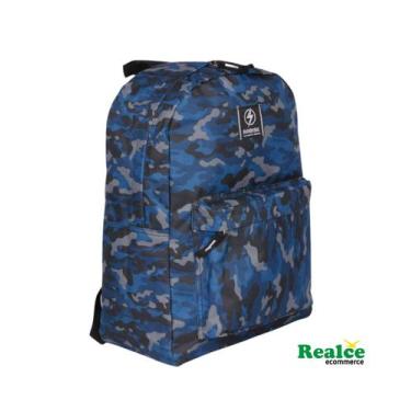 Imagem de Mochila Rabisk Juvenil Camuflada RK2439, Azul, Preto, Verde
