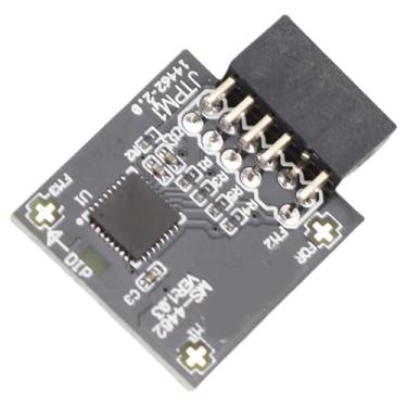 Imagem de Módulo de 12 Pinos TPM2.0 Cobertura de Segurança Mais Ampla Compatível Com 10 para 400 500 B550 A520 Placas -mãe