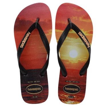 Imagem de Chinelo Havaianas Hype Preto/Preto/Pêssego 35/36
