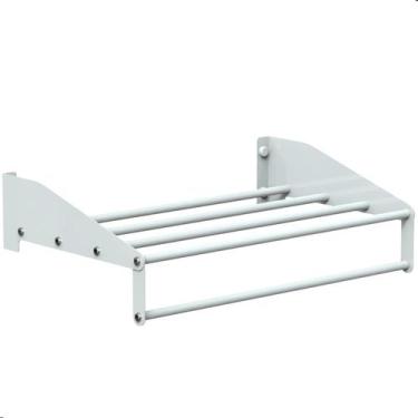 Imagem de Suporte Para Toalha De Banho Toalheiro Hotel Brancotallin - Cromoshop 