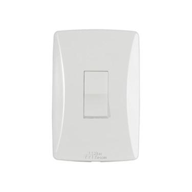 Imagem de Interruptor Petra Simp Vertical C/Pl S-E1Vp-81001V - MEC-TRONIC