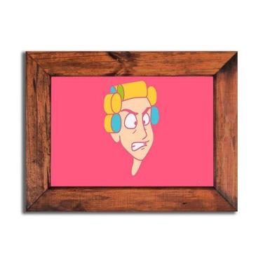 Imagem de Quadro com Moldura  - Dona Florinda Desenho - Loja Bluff, 30x40 cm
