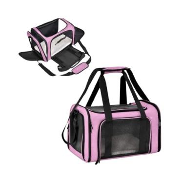 Imagem de Bolsa De Transporte Pet 40x26x25 Para Viagem Cabine Passeio Cães e Gatos