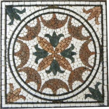 Imagem de Mosaico Religioso Bizantino Paixão Bizantina Tamanho 100cm