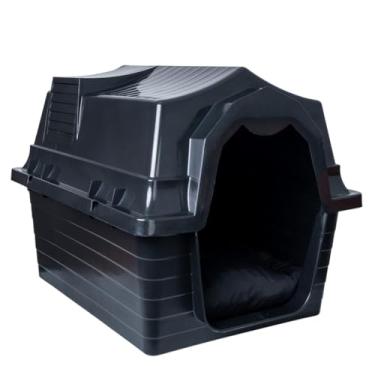 Imagem de Casa Cachorro Grande N5 Casa Pet Com Proteção Raios Uv(Preto)