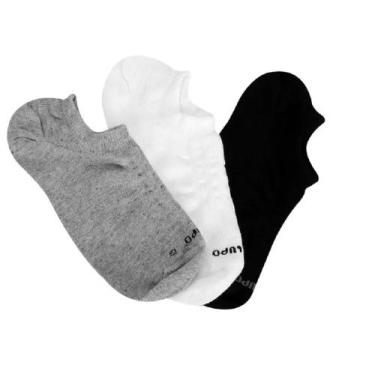 Imagem de Meias Lupo-kit C/ 9 Pares Meias Sapatilha Sport Ref.3270-089, 41-44, B
