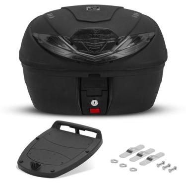 Imagem de Baú de Moto Smartbox 4 Universal para Viagem 35 Litros Pro Tork , FUME