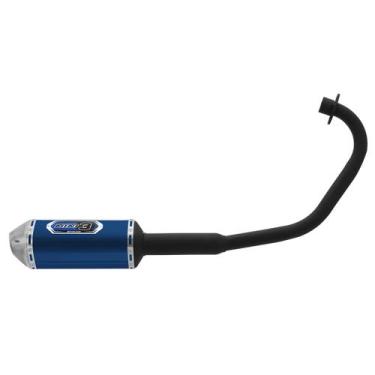 Imagem de Escapamento Pro Tork Mini 3 Titan Ks 125 Fan 2000 À 2008 Curva Preta, 