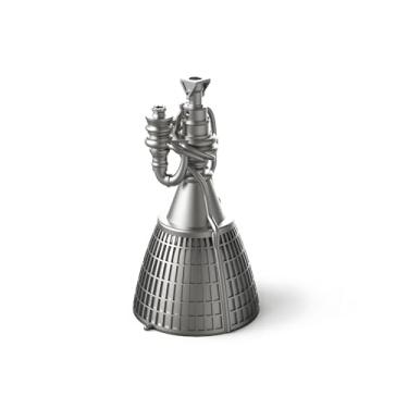 Imagem de BiKiBao Spacex Starship Engine Modelo Falon 9 Foguete Metal Estático Brinquedo De Exibição Presente Espacial Para Espaçador 7In Componente Raptor