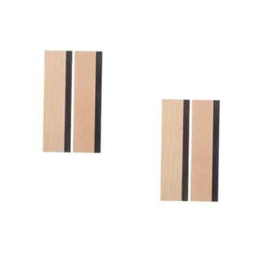 Imagem de 2 Unidades Sela Ponte Dobro Sela Maple e Ébano Ponte Cortada e Entalhada Ponte De Aranha De Guitarra F08 Dobb Universal