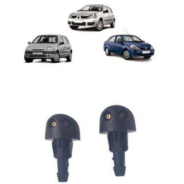 Imagem de Brucutu Esguicho Limpador Parabrisa Clio Symbol 1998 2001 2002 2003 2004 2005 2006 2007 2008 2009 2010 2012 7700413545