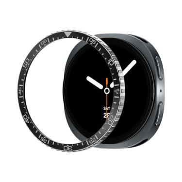 Imagem de Spigen Bezel Tune (Diver) Projetado para Samsung Galaxy Watch 8 44 mm Capa Adesiva Protetor de Anel de Bisel (2025) - Preto