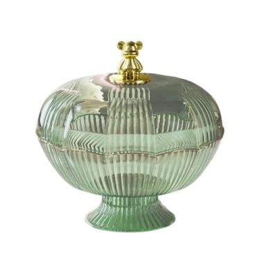 Imagem de AFXGUSD Fruteira com Tampa E Figura de Urso, Design de Drenagem, Base Removível para Balcão de Cozinha, Verde, Tamanho real