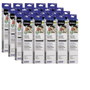 Imagem de Kit 20 Fita Epson Para Matricial Lx-350   Lx-300   Lx-300+ii.