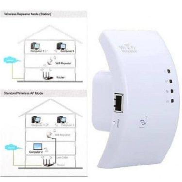 Imagem de Repetidor De Sinal Wi-Fi Wireless300mbps Repeater Wi-Fi R-wf - KING