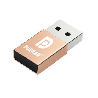 Imagem de FUERAN Adaptador de exibição virtual 4K 60Hz USB-C Tipo-C DDC EDID fictício plugue fantasma sem cabeça emulador 2K1080P@60Hz (DP-1080P-60Hz-1P-jin)