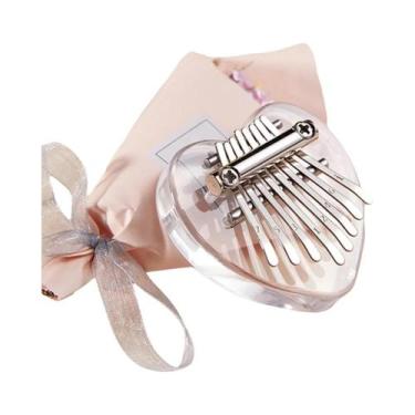 Imagem de Mini Kalimba de 8 Teclas em Madeira - Instrumento Musical Portátil par