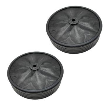 Imagem de Kit 2un Roda Rodinha 180mm Compatível com Lavajato Karcher HD6/15 Maxi