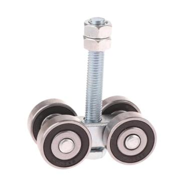 Imagem de Bothyi Rolo para porta de correr, rolo para porta de celeiro, substituição de roda deslizante, 4 rodas, conjunto de para portão de armário de cozinha