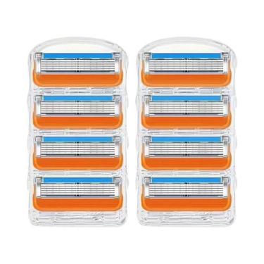 Imagem de Lâminas De Reposição Para Navalha De Segurança Vintage, 5 Camadas, Bar