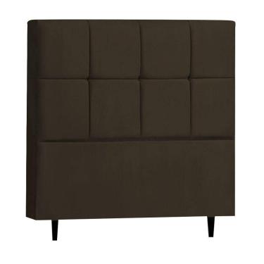 Imagem de Cabeceira Roma Para Cama Box Queen 160 Cm Suede Marrom